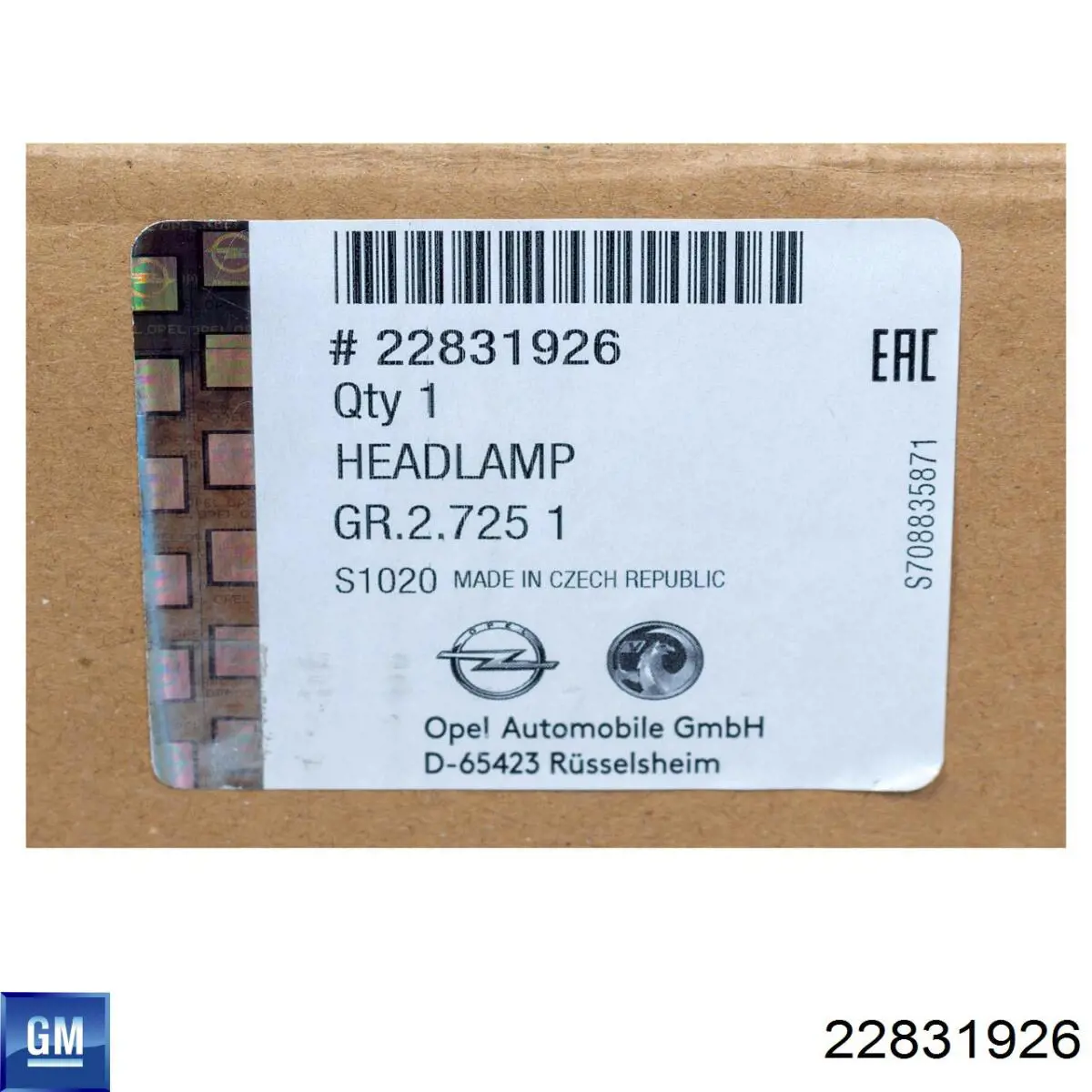 Фара ліва 552009E Polcar