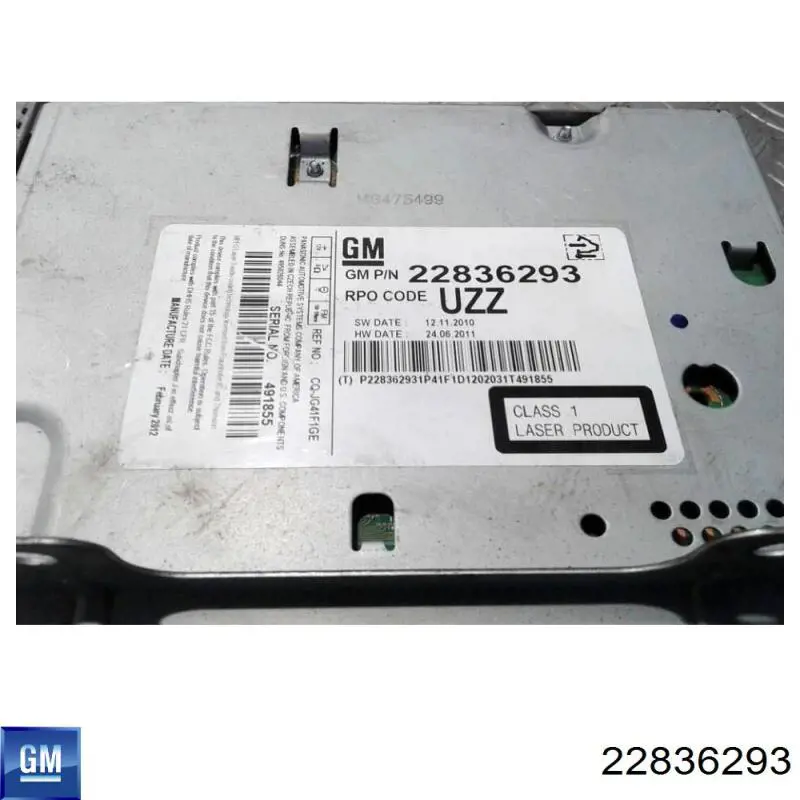 Магнітола (радіо AM/FM) Opel 22836293 ціна, від 28.18 USD