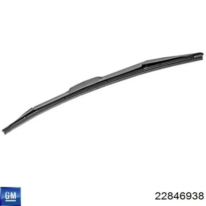 Щітка-двірник лобового скла, пасажирська General Motors 22846938 ціна, від 13.41 USD