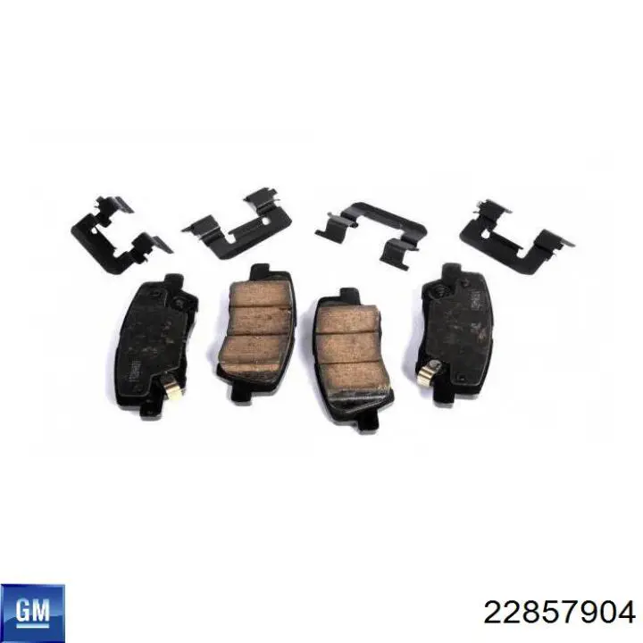 Задні гальмівні колодки General Motors 23316762 ціна, від 24.21 USD