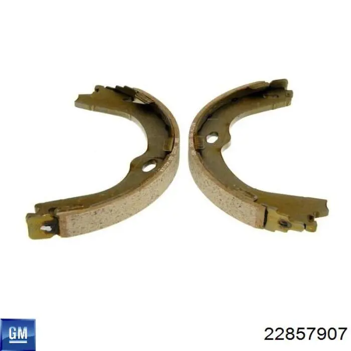 22857907 General Motors Гальмівні колодки ручника