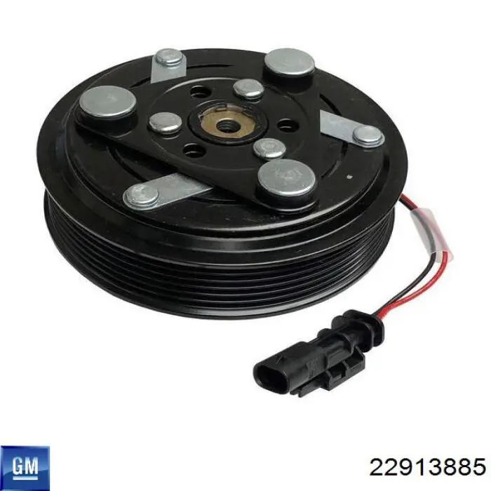 Компресор системи кондиціювання General Motors 22913885 ціна, від 526.48 USD