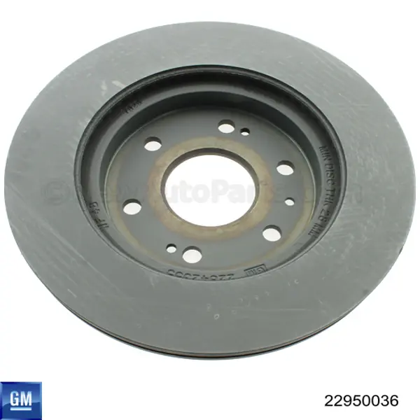 Гальмівні диски передні 22950036 General Motors