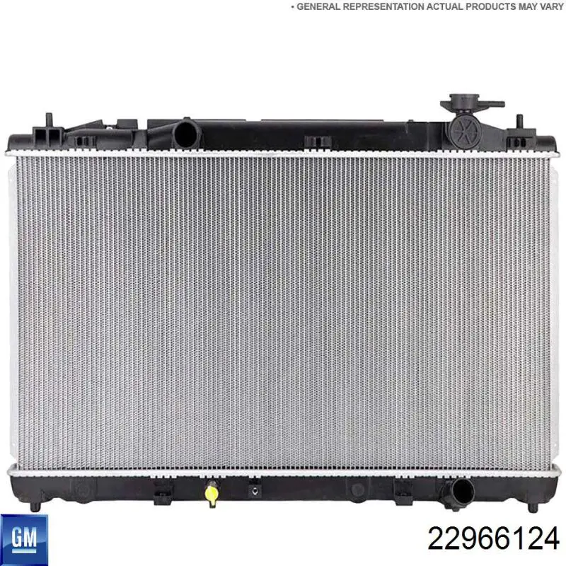 Купити 22966124 General Motors Радіатор двигуна