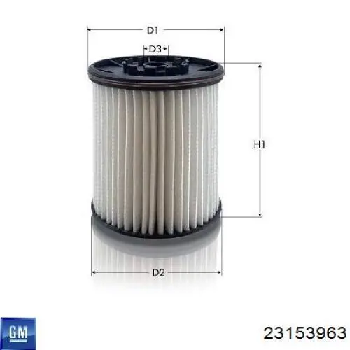 Фільтр тонкого очищення палива Denckermann A120988 ціна, від 24.71 USD