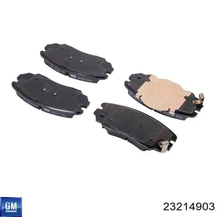 Купити 23214903 General Motors Колодки гальмівні передні, дискові