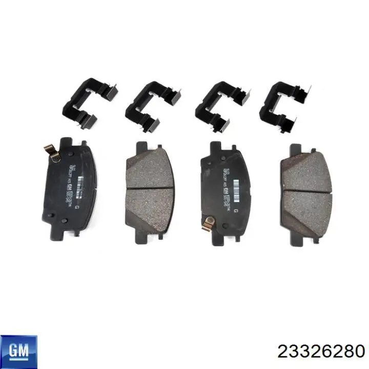 23326280 General Motors Передні гальмівні колодки