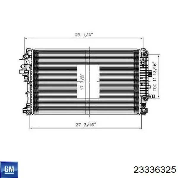 Купити 13574 TYC Радіатор двигуна