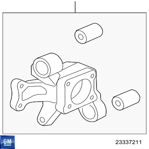 Кулак поворотний лівий General Motors 23337211 ціна, від 31.26 USD