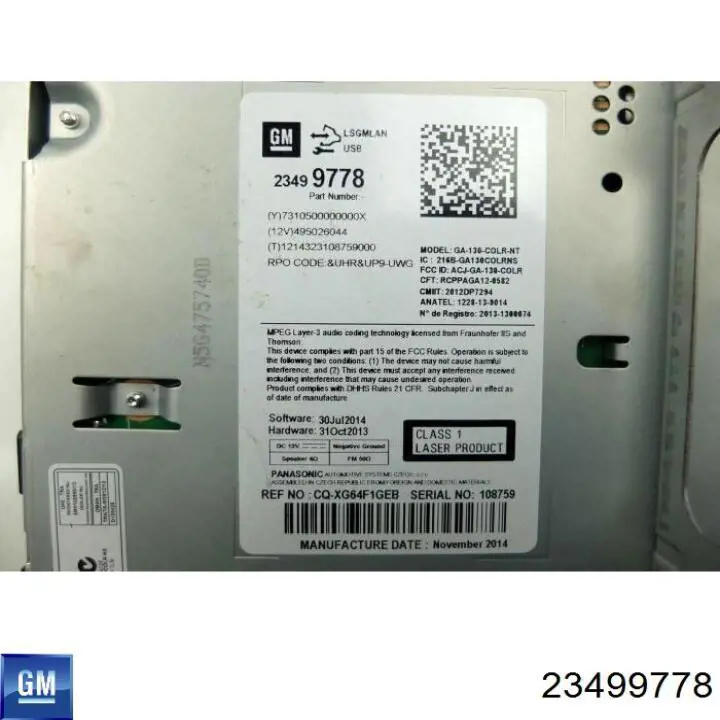 23499778 Opel 