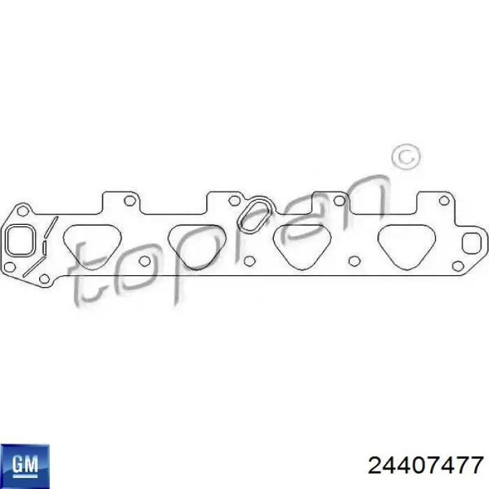 Прокладка впускного колектора Opel 0849196 ціна, від 5.45 USD