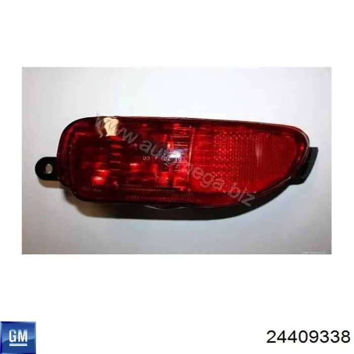 24409338 General Motors Ліхтар протитуманний задній, правий