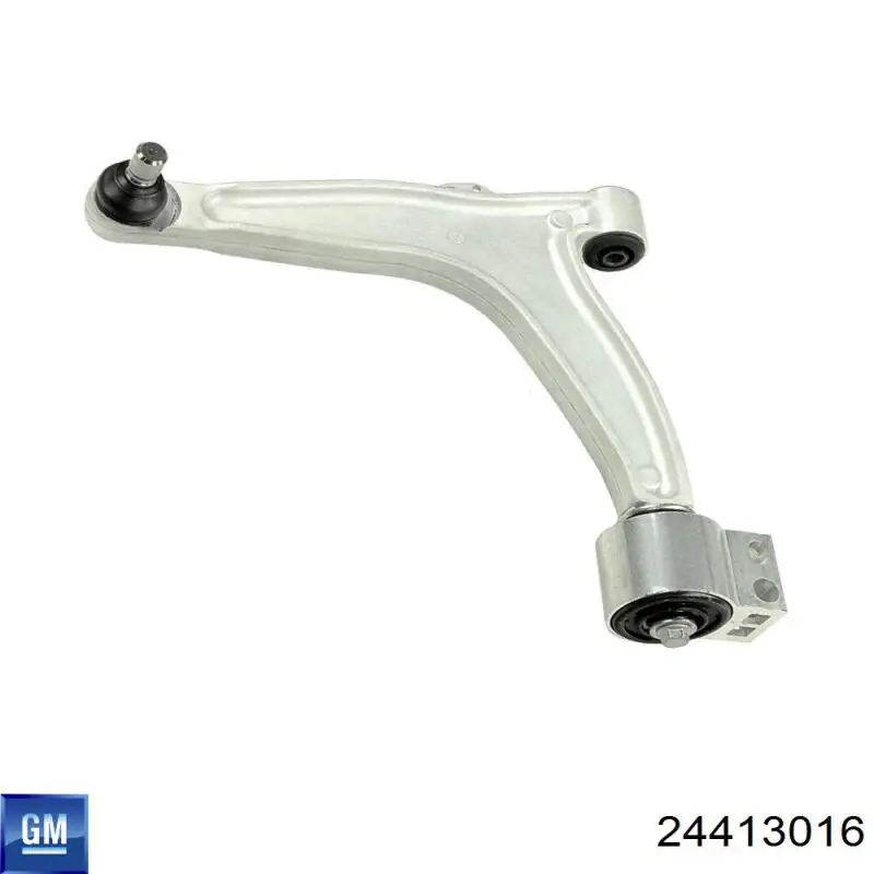 Важіль передньої підвіски нижній, правий 24413016 General Motors