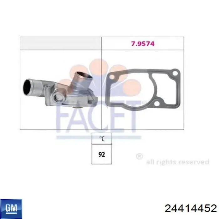 Термостат 24414452 General Motors