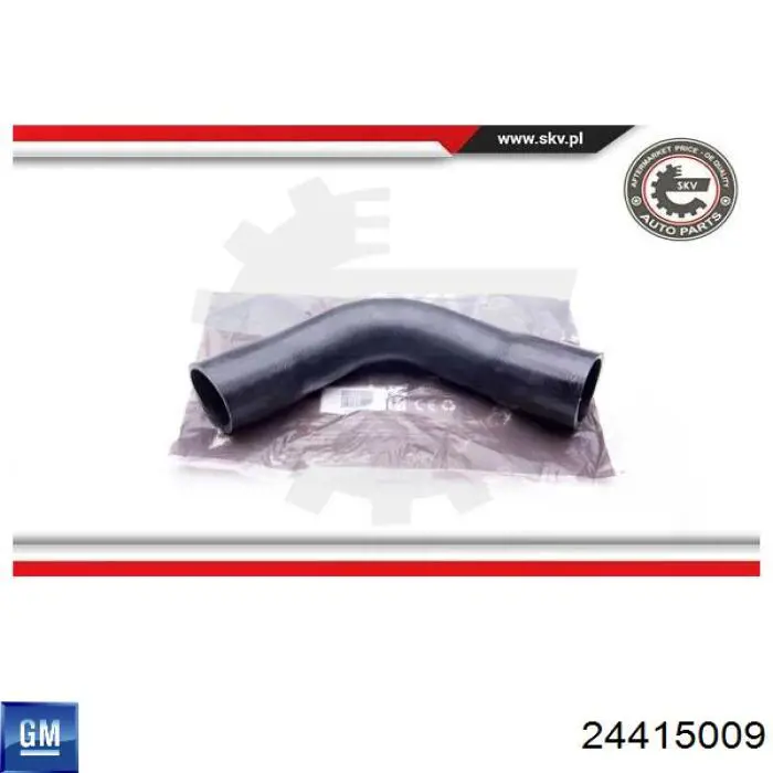 Шланг/патрубок інтеркуллера General Motors 24415009 ціна, від 14.08 USD