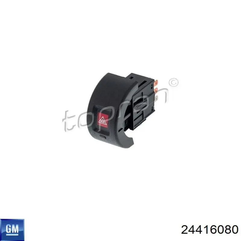 Кнопка включення аварійної сигналізації Opel 24416080 ціна, від 7.52 USD