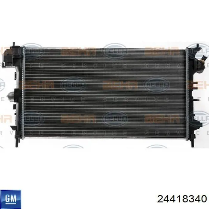 Радіатор 24418340 General Motors