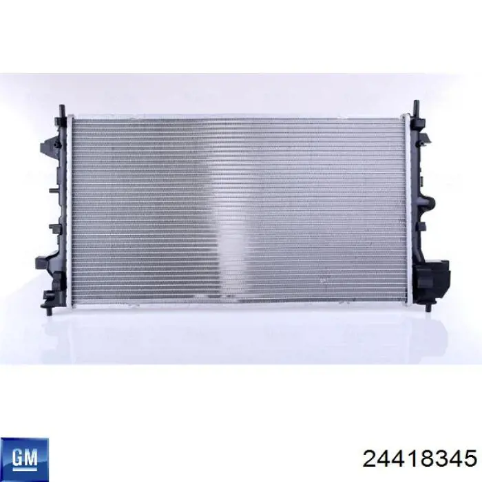 Купити 24418345 General Motors Радіатор двигуна