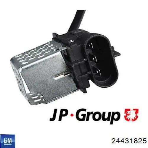24431825 General Motors Електровентилятор радіатора