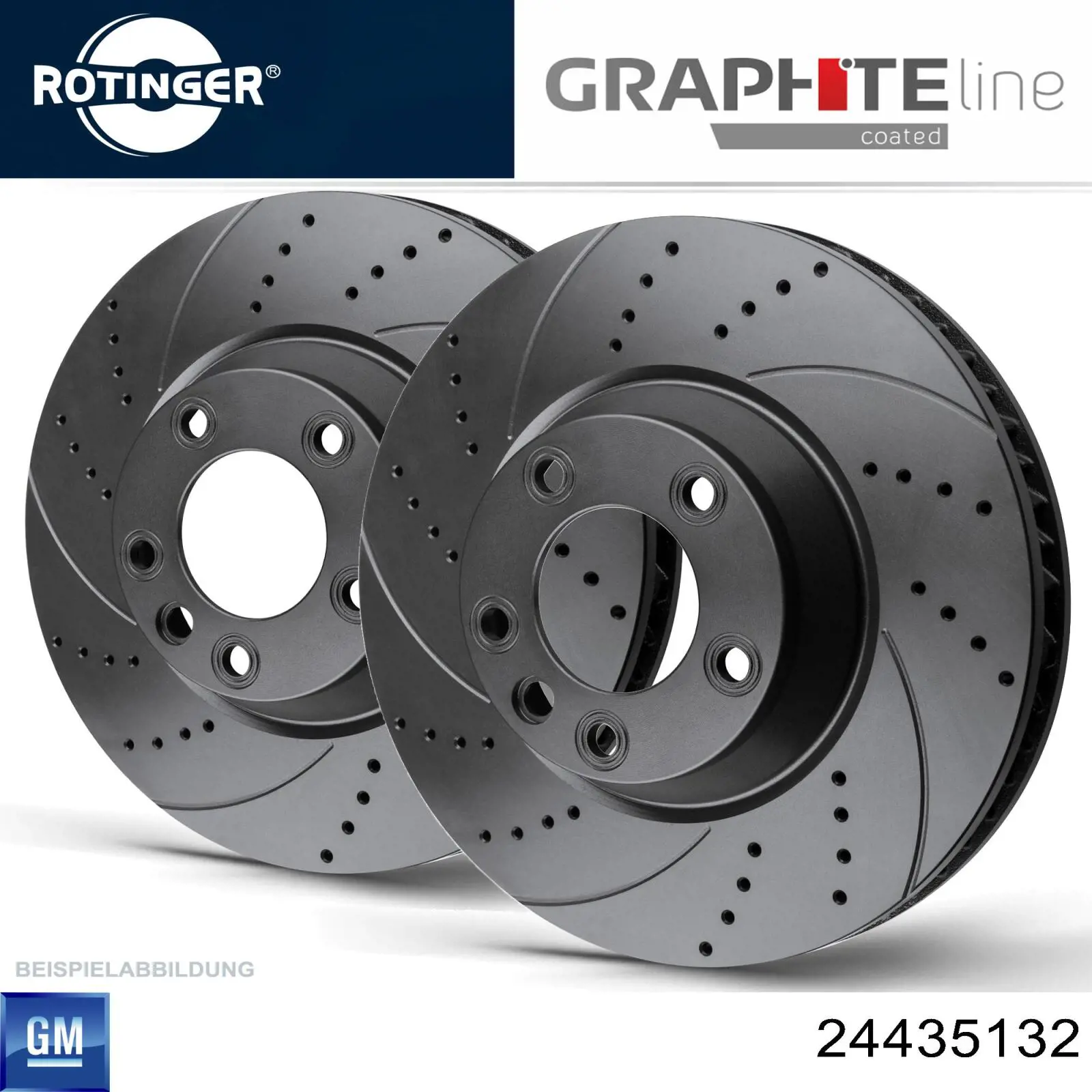 Диск переднього гальма General Motors 24435132 ціна, від 60.15 USD