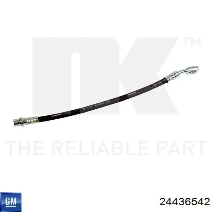 24436542 General Motors Шланг гальмівний задній