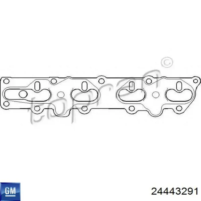 5850075 Opel прокладка випускного колектора
