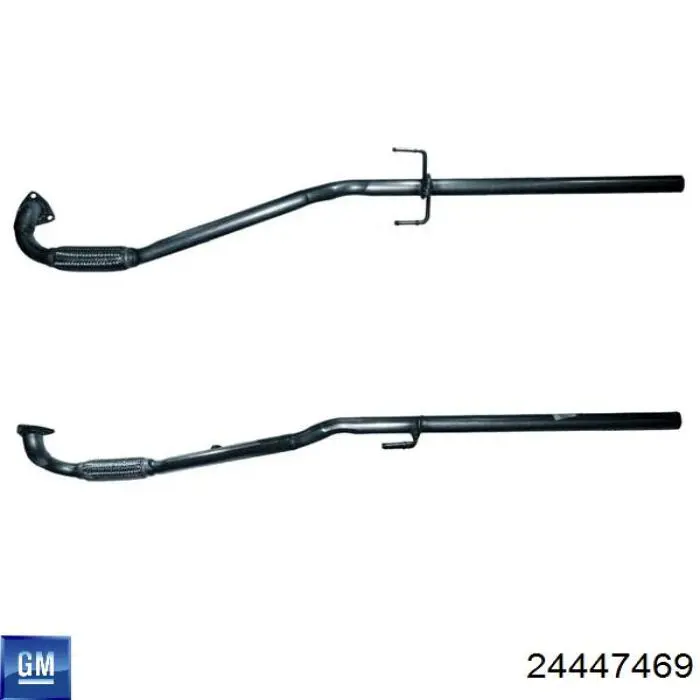 24447469 General Motors Труба приймальна (штани) глушника, передня