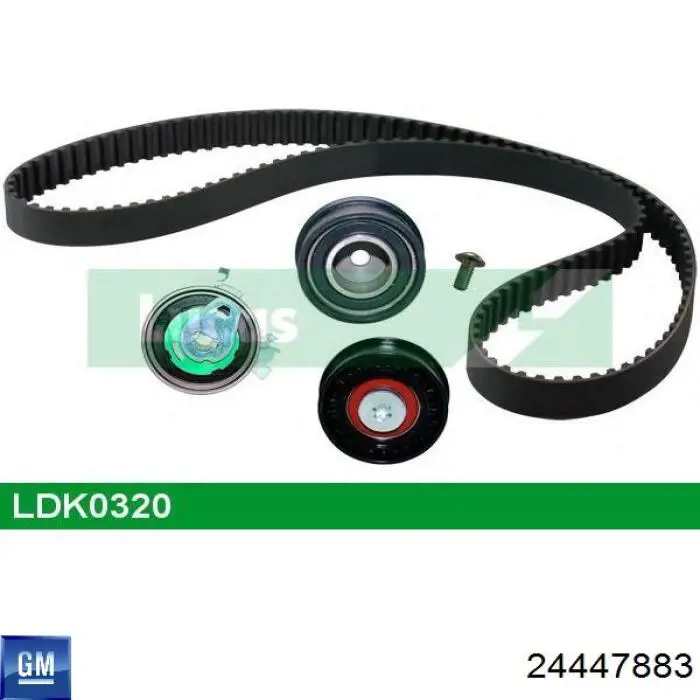 Кронштейн натягувача ременя ГРМ 0636648 Opel
