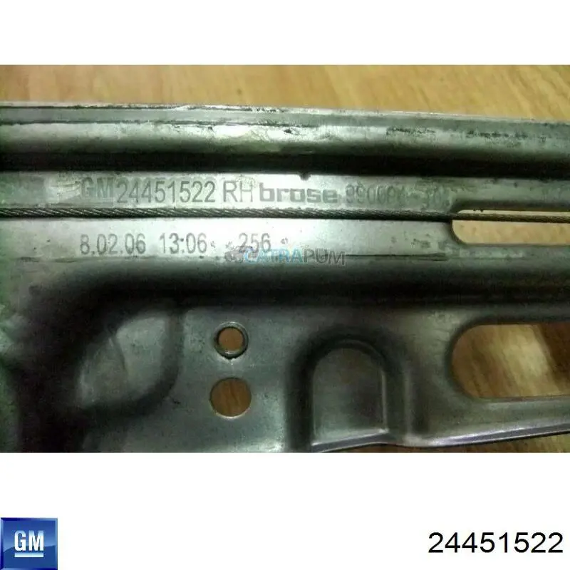 Купити 24451522 General Motors Механізм склопідіймача двері задньої, правої