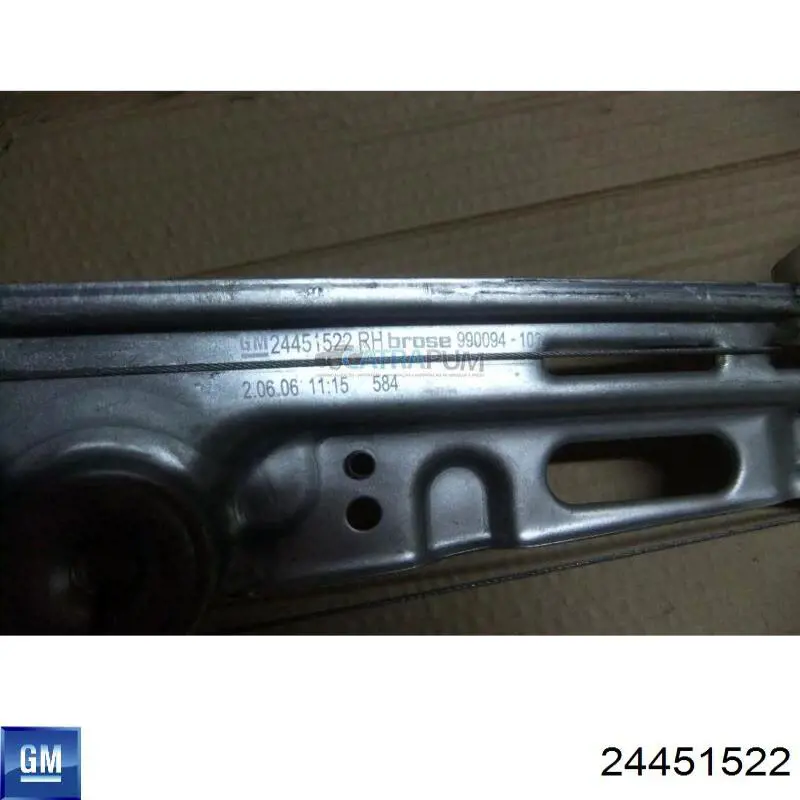 Механізм склопідйомника двері задньої, правої Opel 5140066 ціна, від 25.34 USD