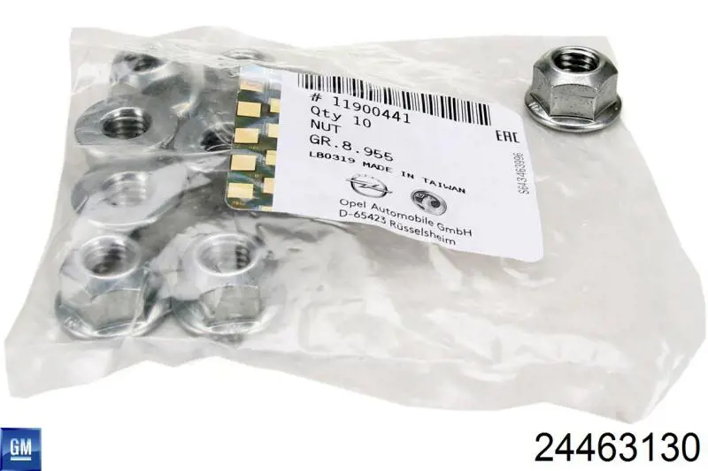 Кронштейн подушки (опори) двигуна, задньої 24463130 Peugeot/Citroen