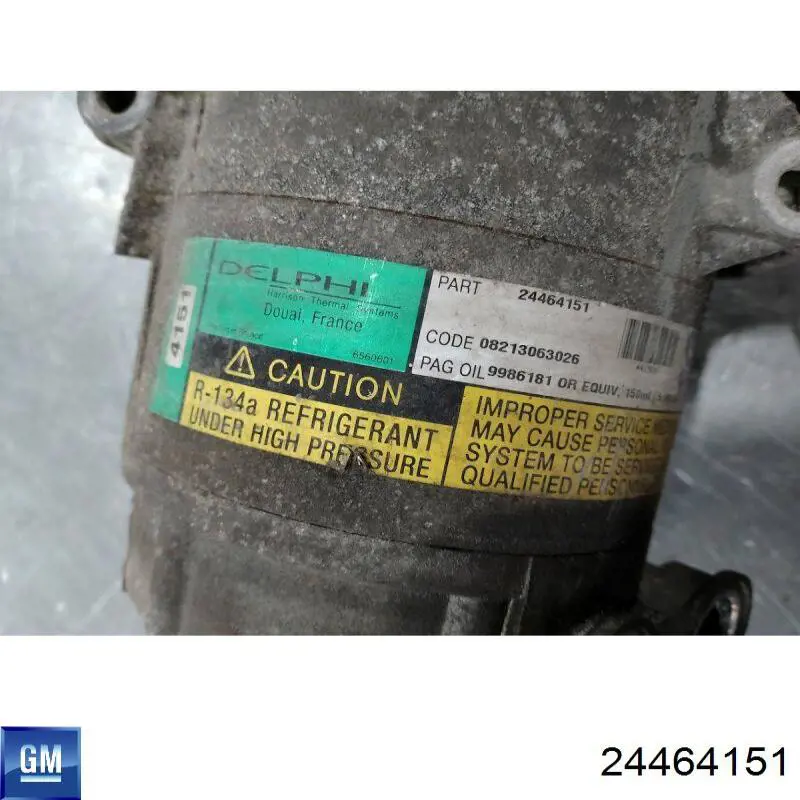 Компресор системи кондиціювання General Motors 24464151 ціна, від 170.42 USD