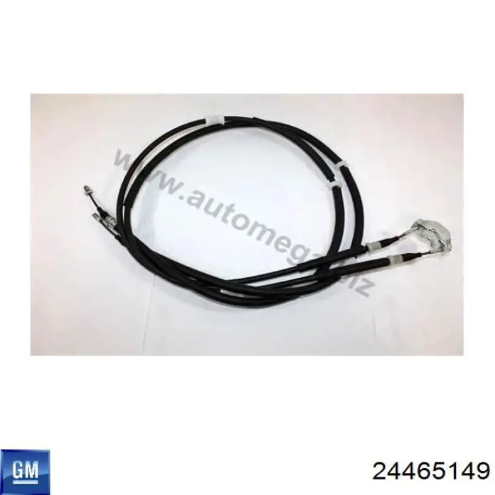 24465149 General Motors Трос ручного гальма задній, правий/лівий