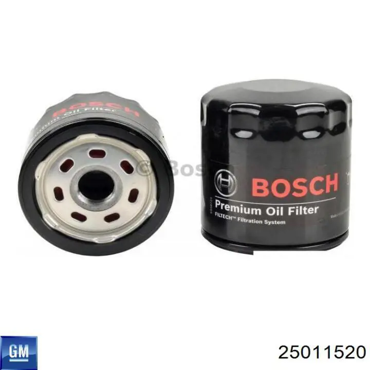 Масляний фільтр двигуна General Motors 25011520 ціна, від 3.50 USD