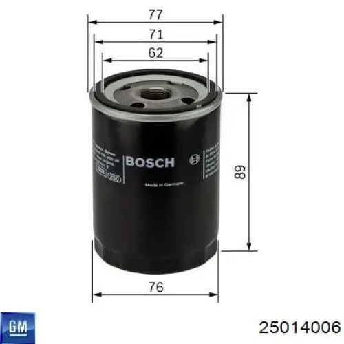  General Motors 25014006 ціна, від 13.28 USD