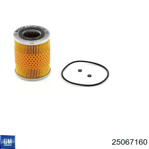 25067160 General Motors Фільтр масла