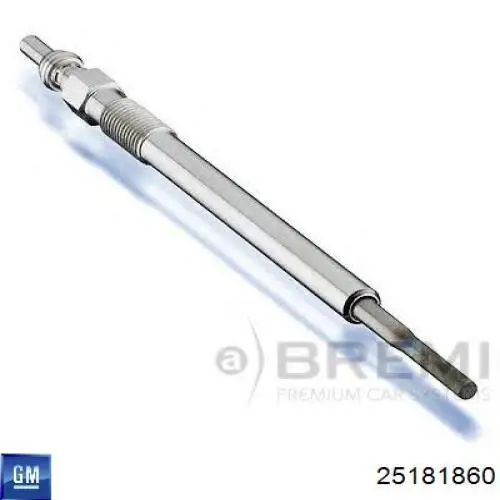 Свіча накалу General Motors 25181860 ціна, від 16.65 USD