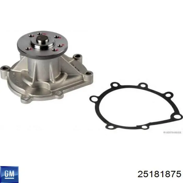 Купити 25181875 General Motors Насос охолоджуючої рідини