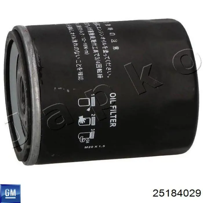 Фільтр масляний General Motors 25184029