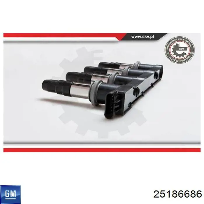 25186686 General Motors Котушка запалювання