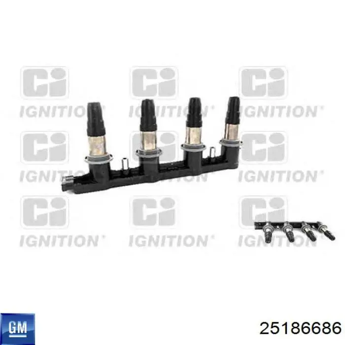 Купити 25186686 General Motors Котушка запалювання