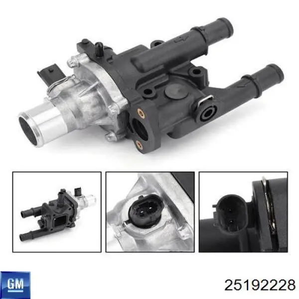 Кожух термостата General Motors 25192228 ціна, від 22.46 USD