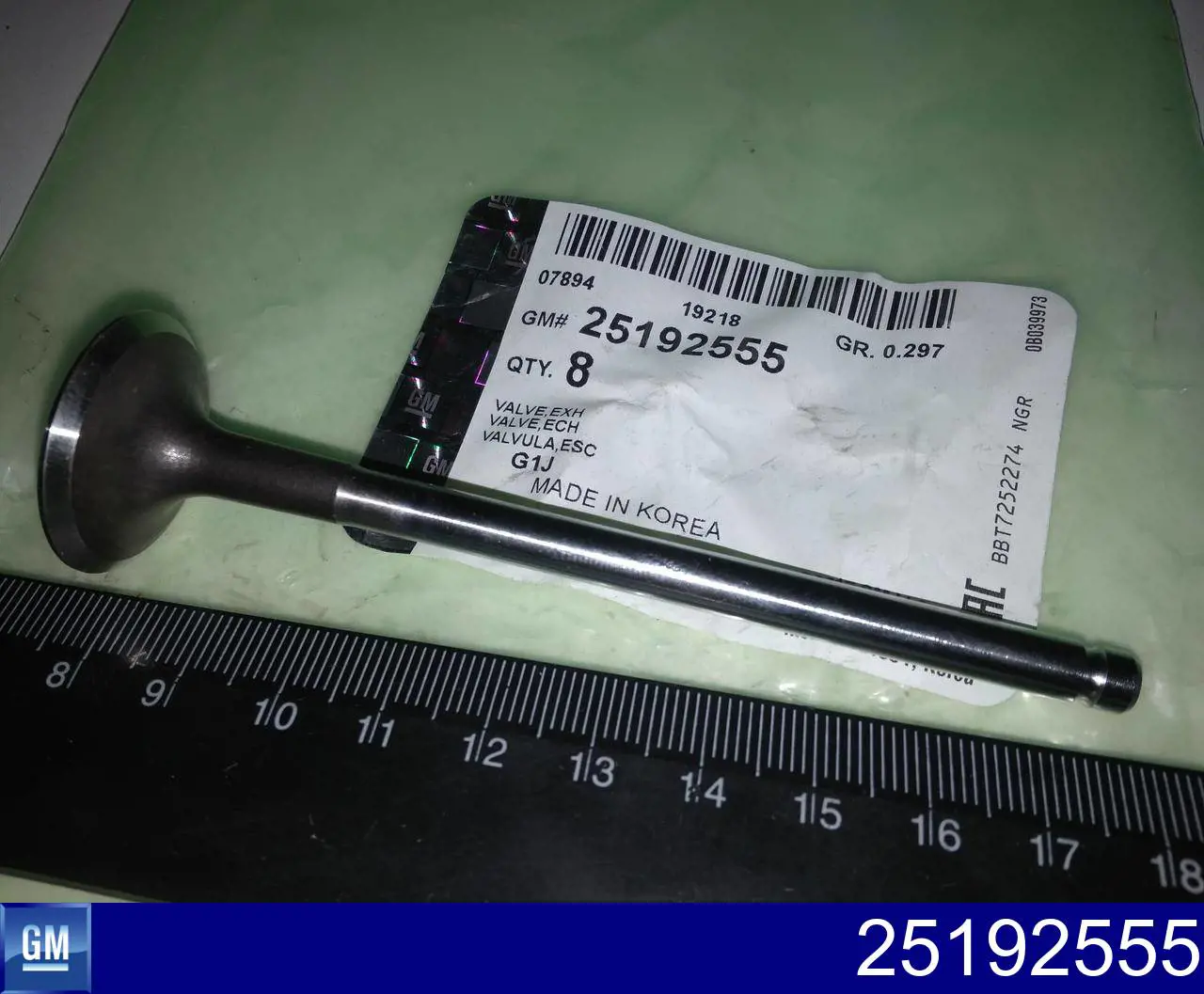 Купити 25192555 General Motors Клапан випускний