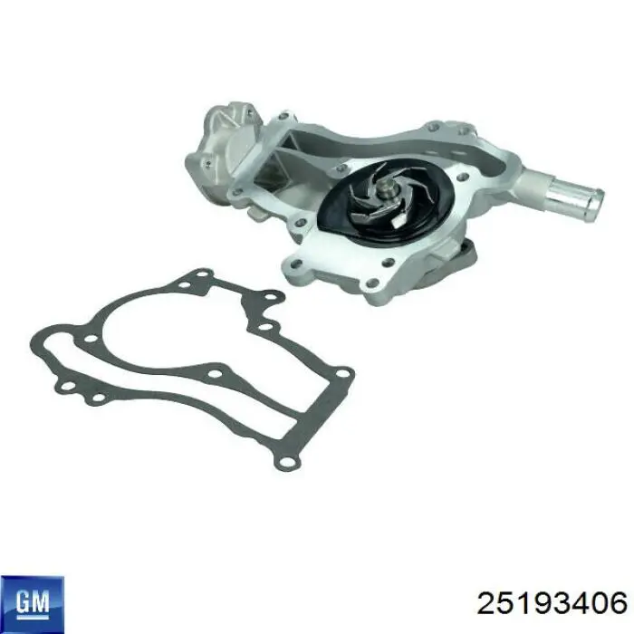 Помпа охолодження General Motors 25193406 ціна, від 51.52 USD