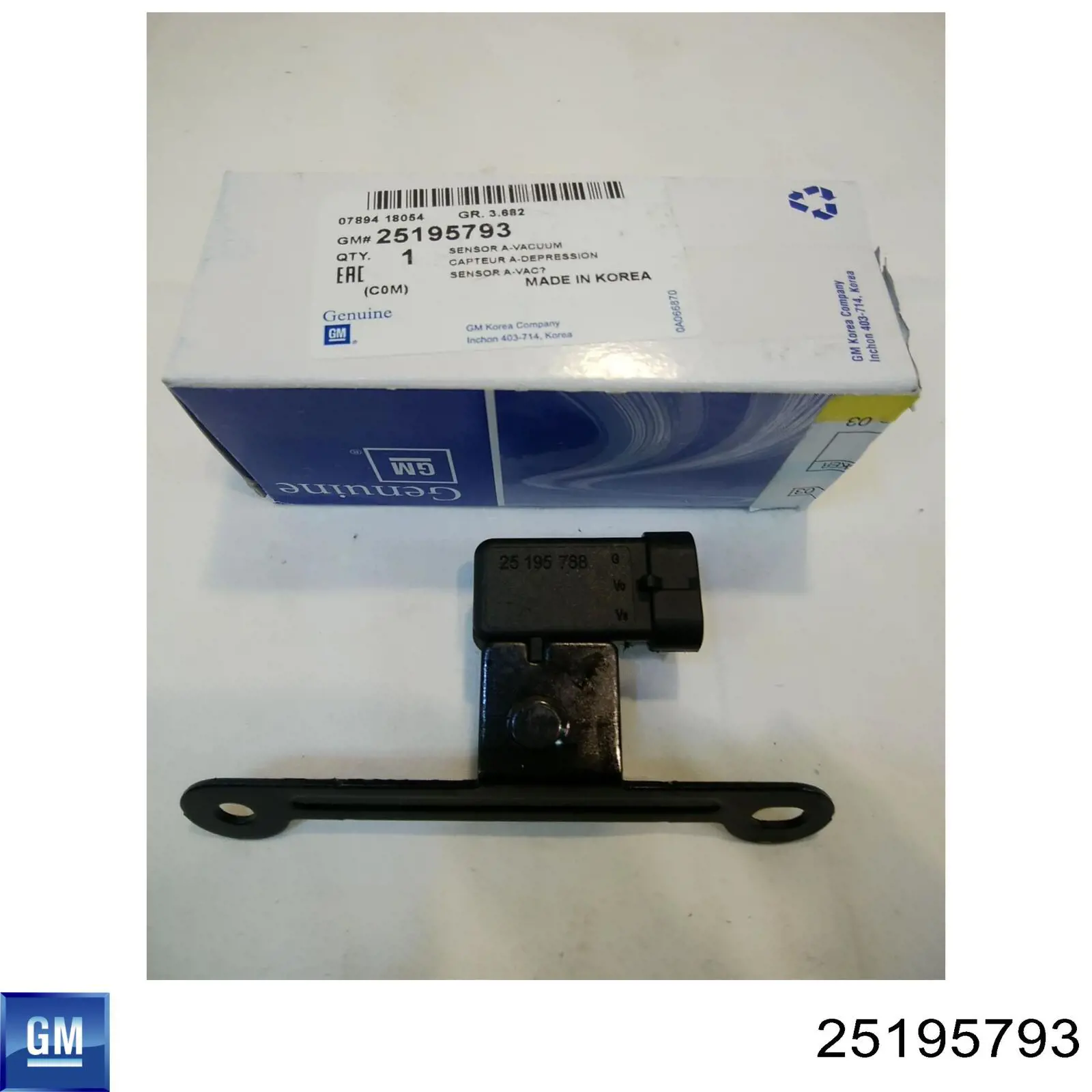 MAP сенсор General Motors 25195793 ціна, від 48.00 USD