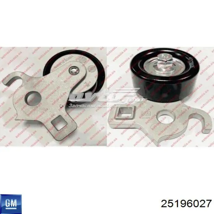 Натягувач приводного ременя General Motors 25196027 ціна, від 70.79 USD