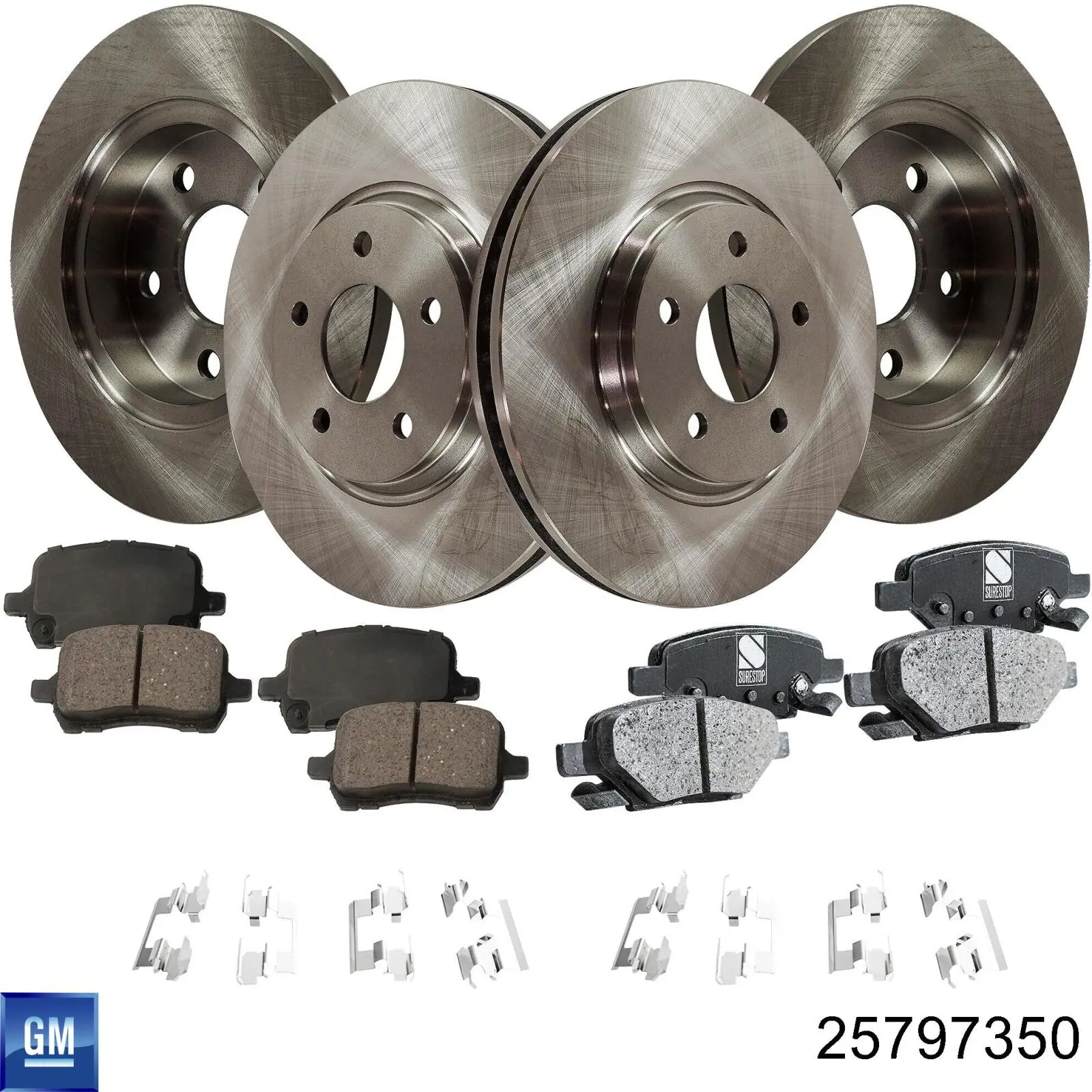 Диск переднього гальма General Motors 25797350 ціна, від 36.37 USD