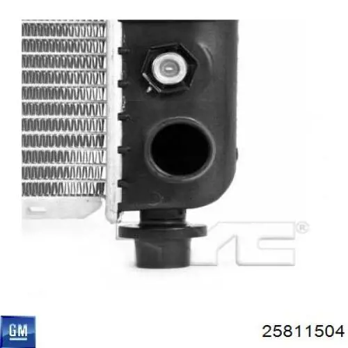 Радіатор основний General Motors 25811504 ціна, від 184.46 USD