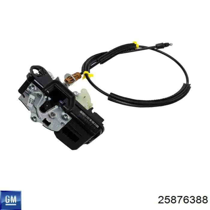 25876388 General Motors Замок двері правої передньої