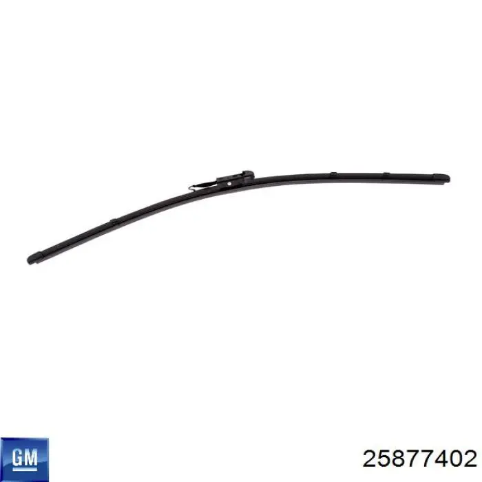 Щітка-двірник лобового скла, водійська General Motors 25877402 ціна, від 13.02 USD